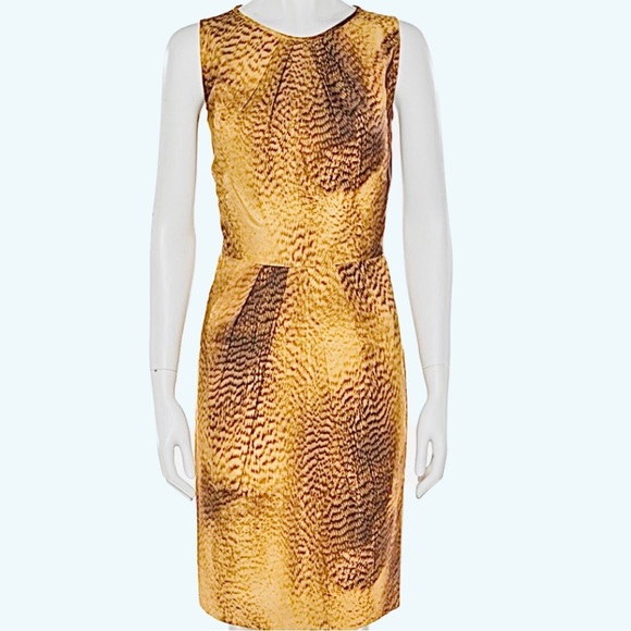 Escada Animal Print Dress & Blazer M 36 38 - Picture 6 of 10